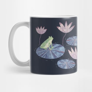 Frog in a Lily Pond Mug